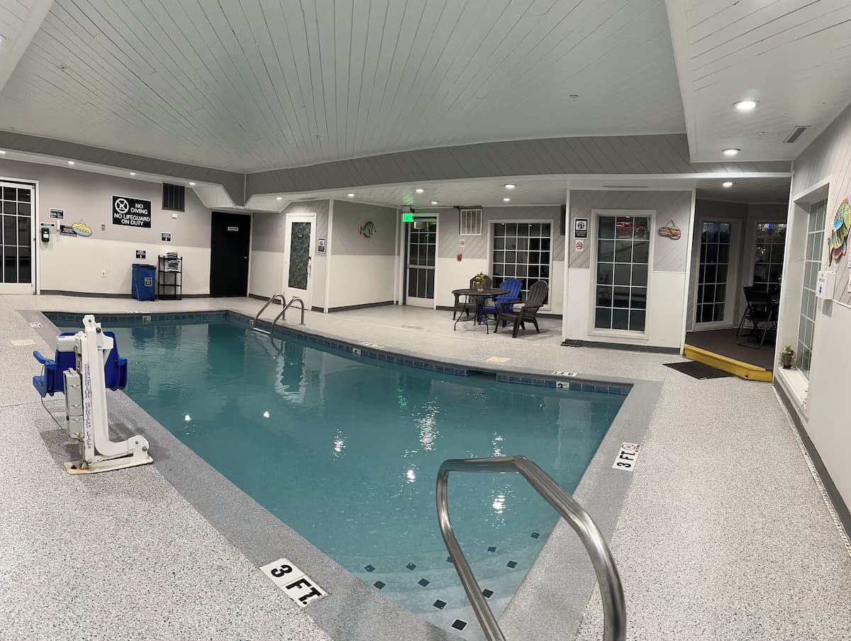 Indoor heated pool